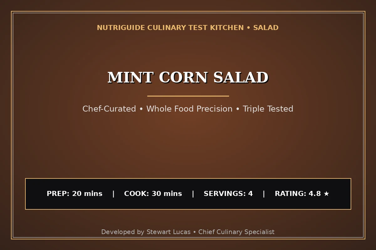 Mint Corn Salad