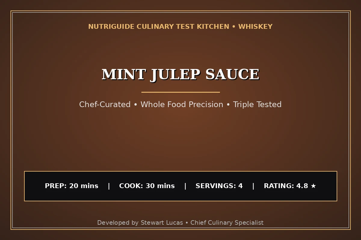 Mint Julep Sauce