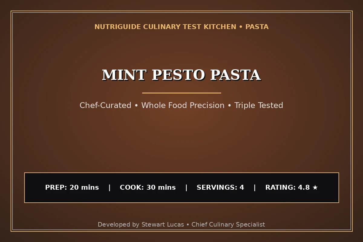 Mint Pesto Pasta