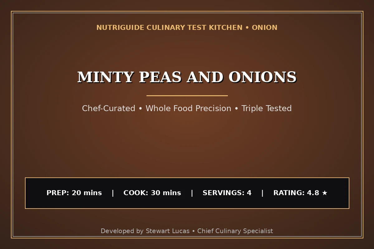 Minty Peas And Onions