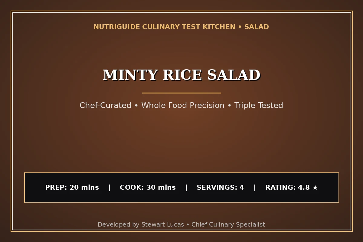Minty Rice Salad