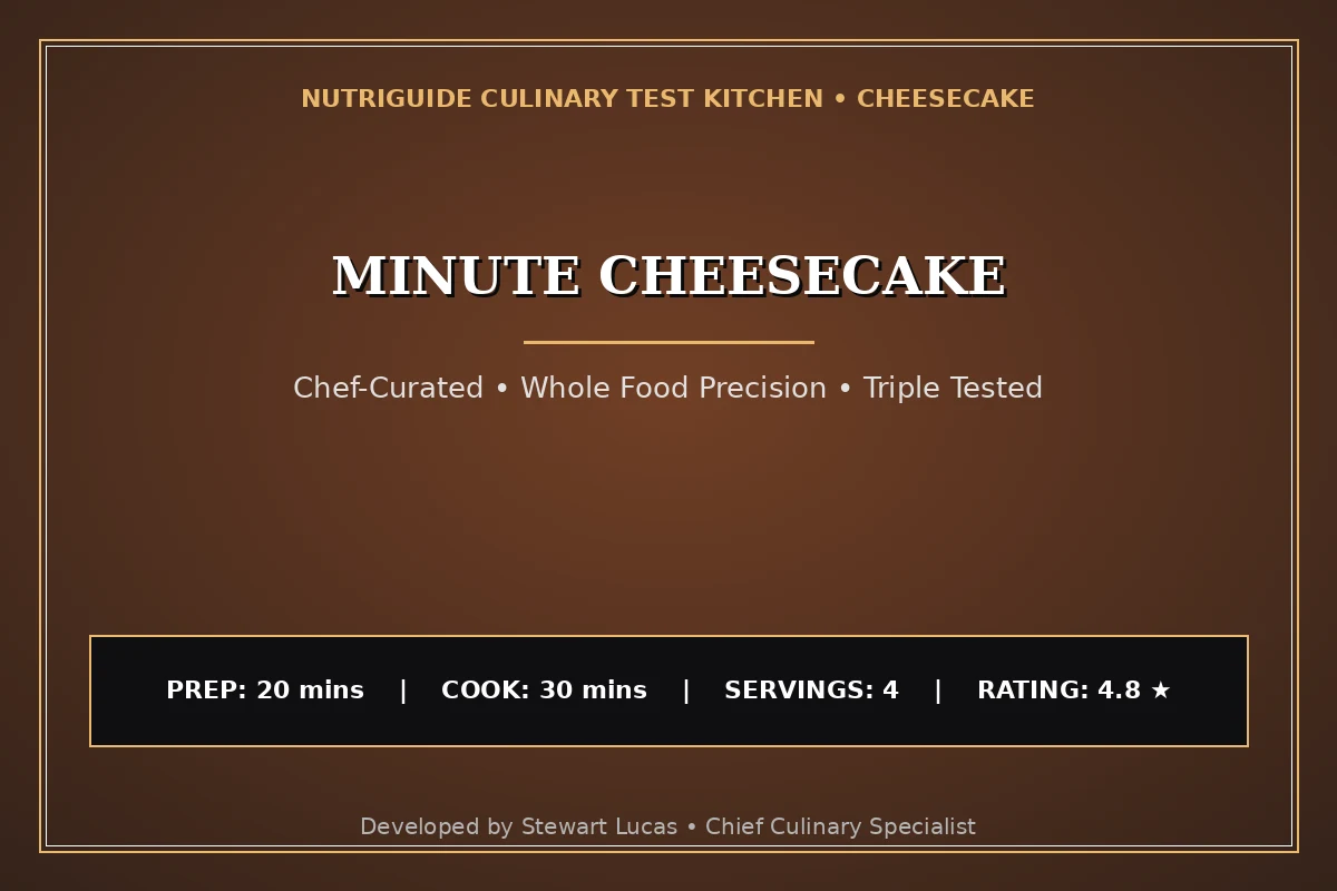 Minute Cheesecake