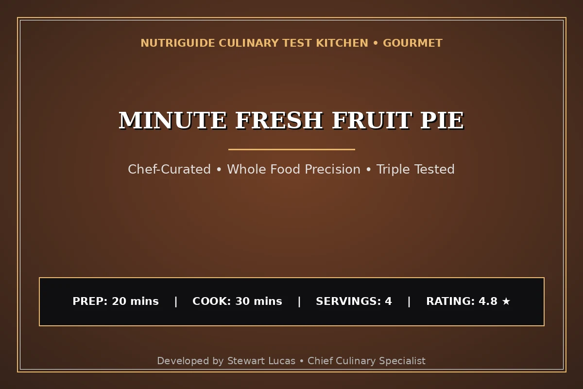 Minute Fresh Fruit Pie