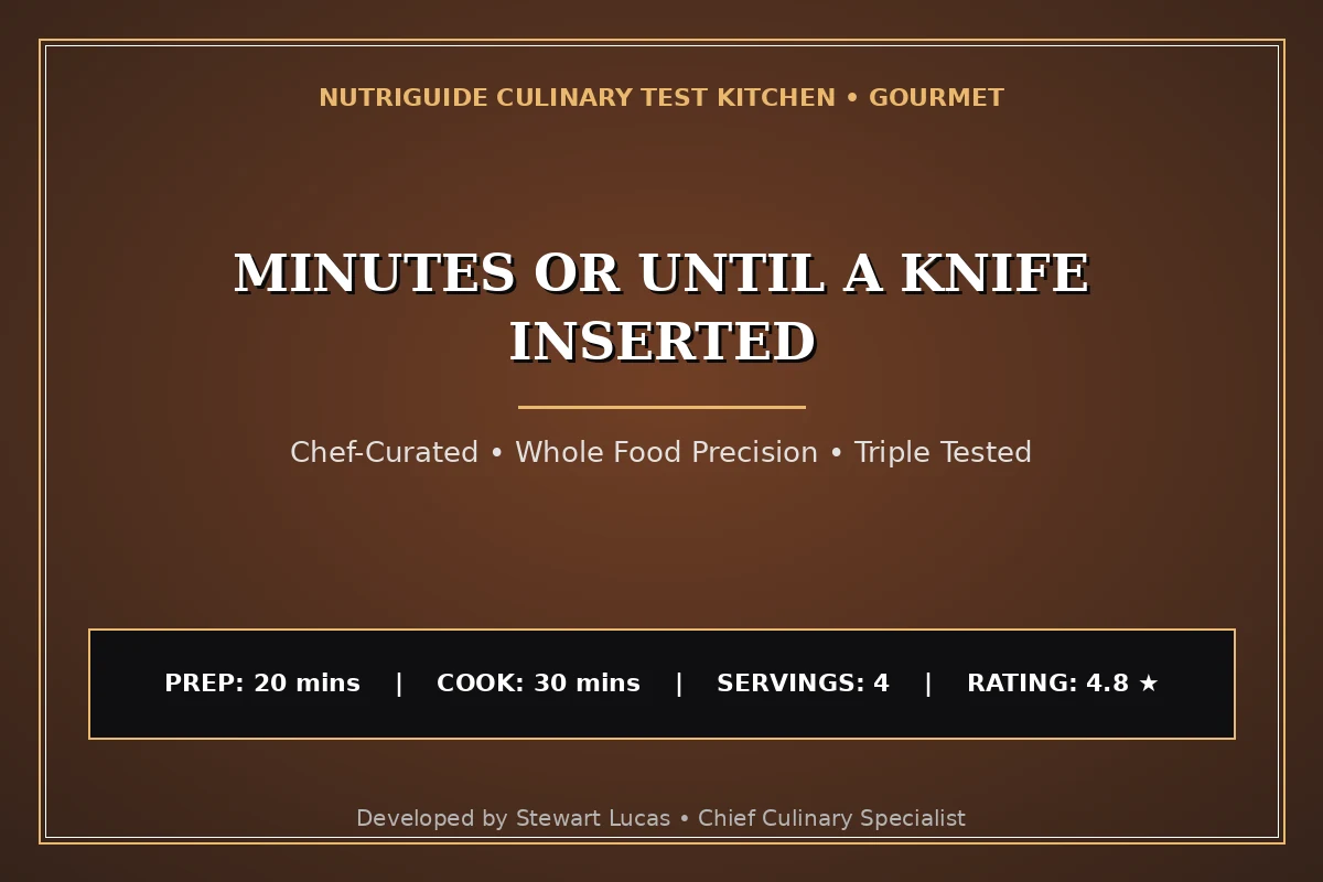 Minutes Or Until A Knife Inserted
