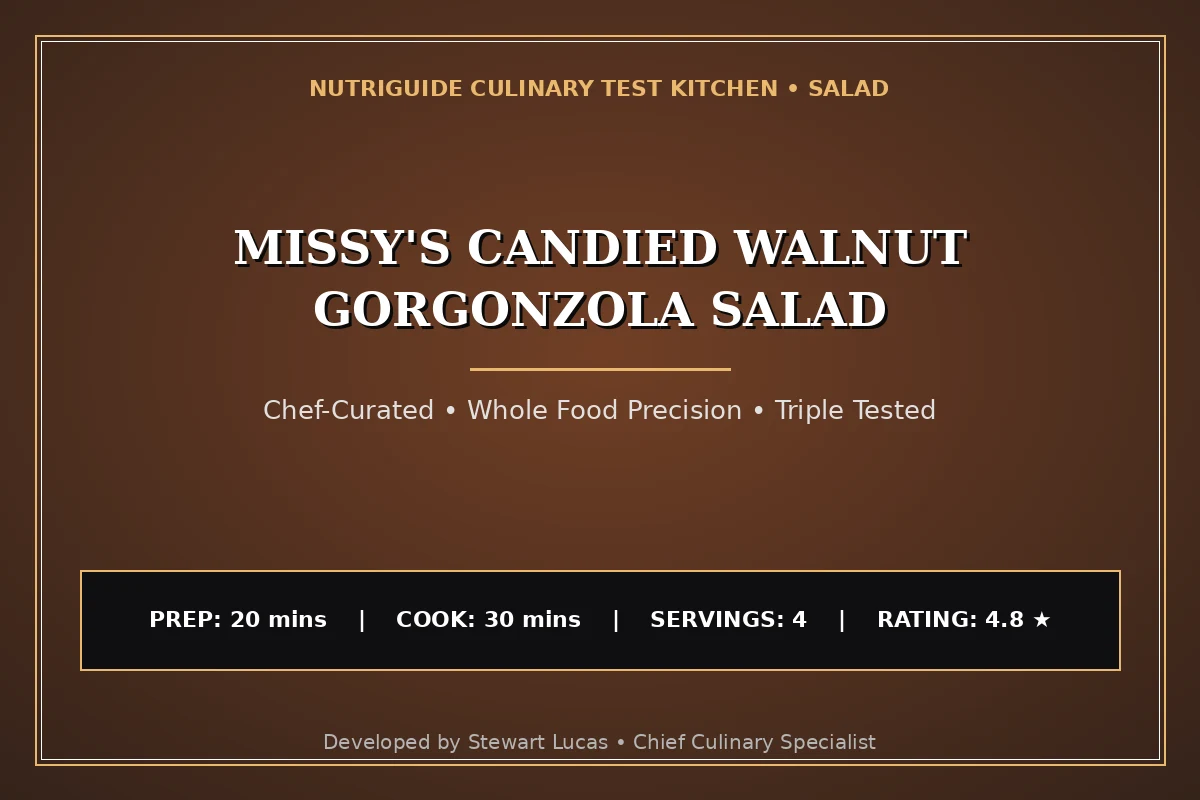 Missy'S Candied Walnut Gorgonzola Salad