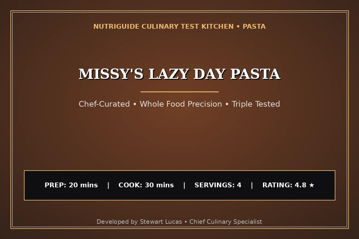 Missy'S Lazy Day Pasta