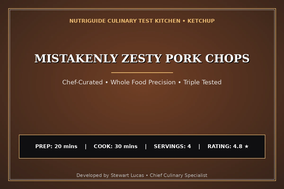 Mistakenly Zesty Pork Chops