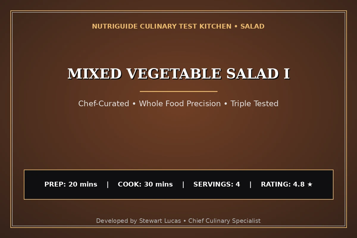 Mixed Vegetable Salad I