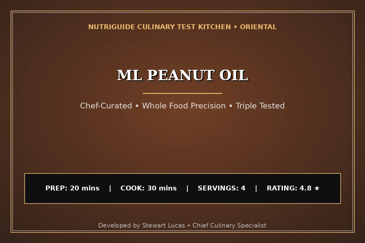 Ml Peanut Oil