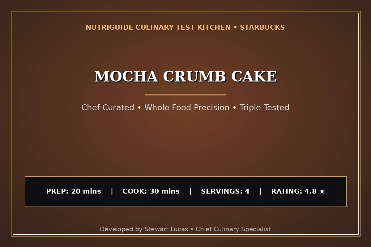 Mocha Crumb Cake