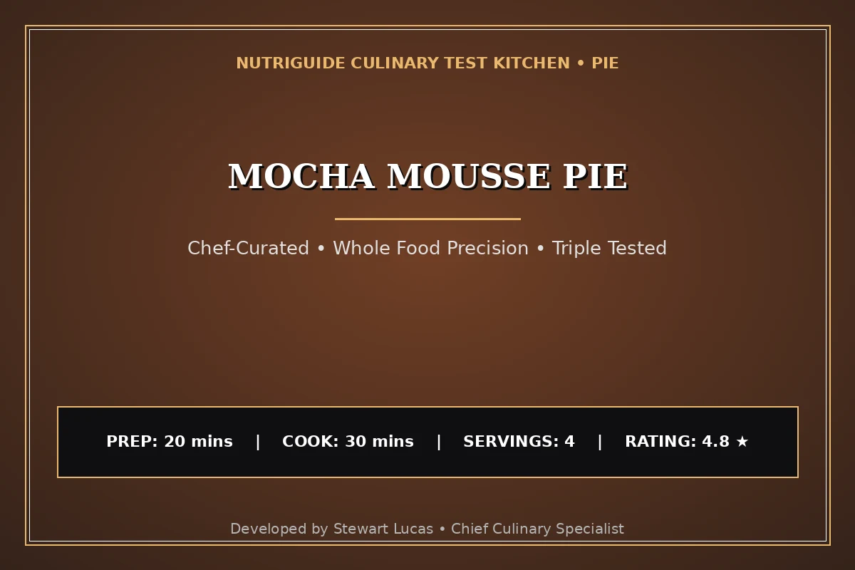 Mocha Mousse Pie