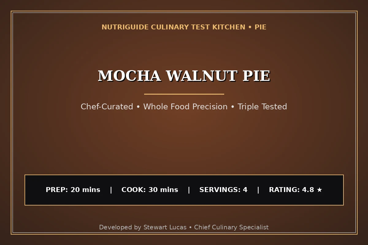 Mocha Walnut Pie