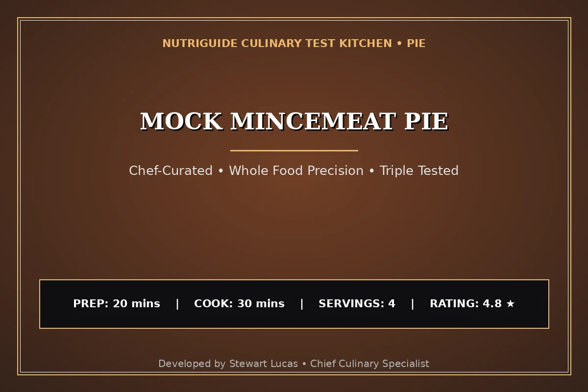 Mock Mincemeat Pie