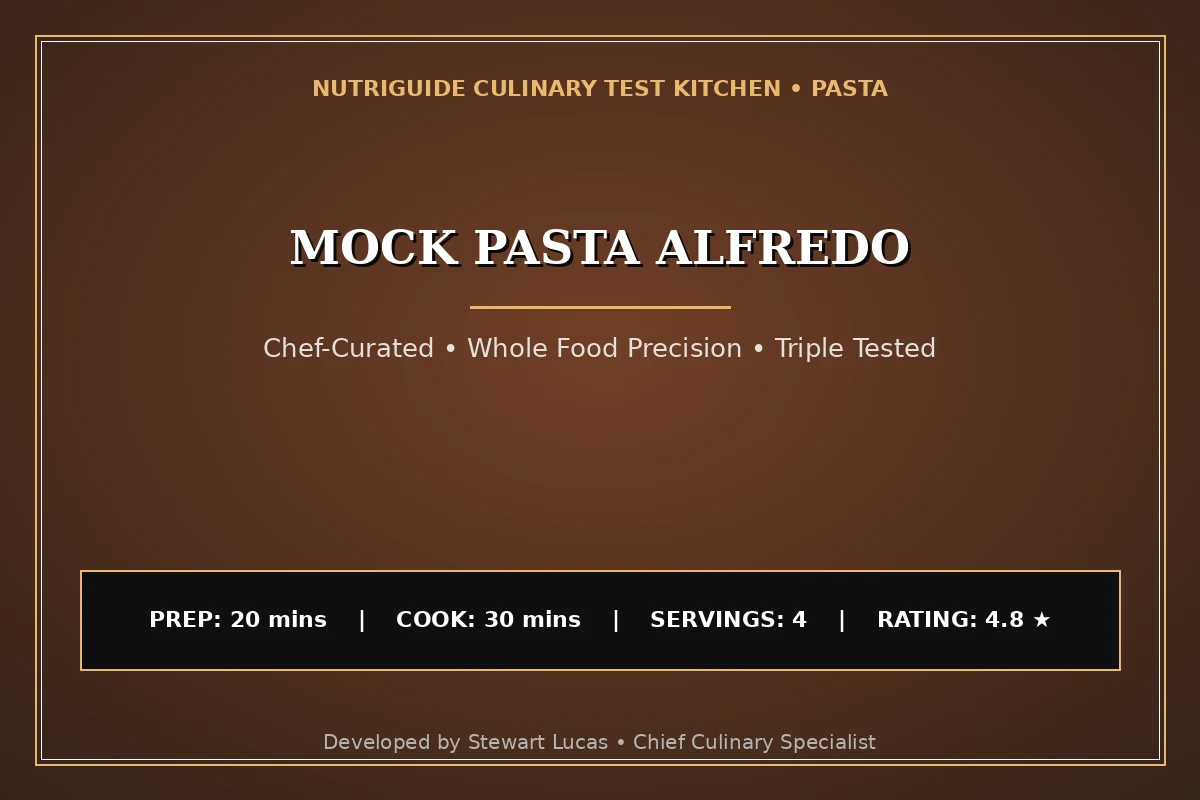Mock Pasta Alfredo