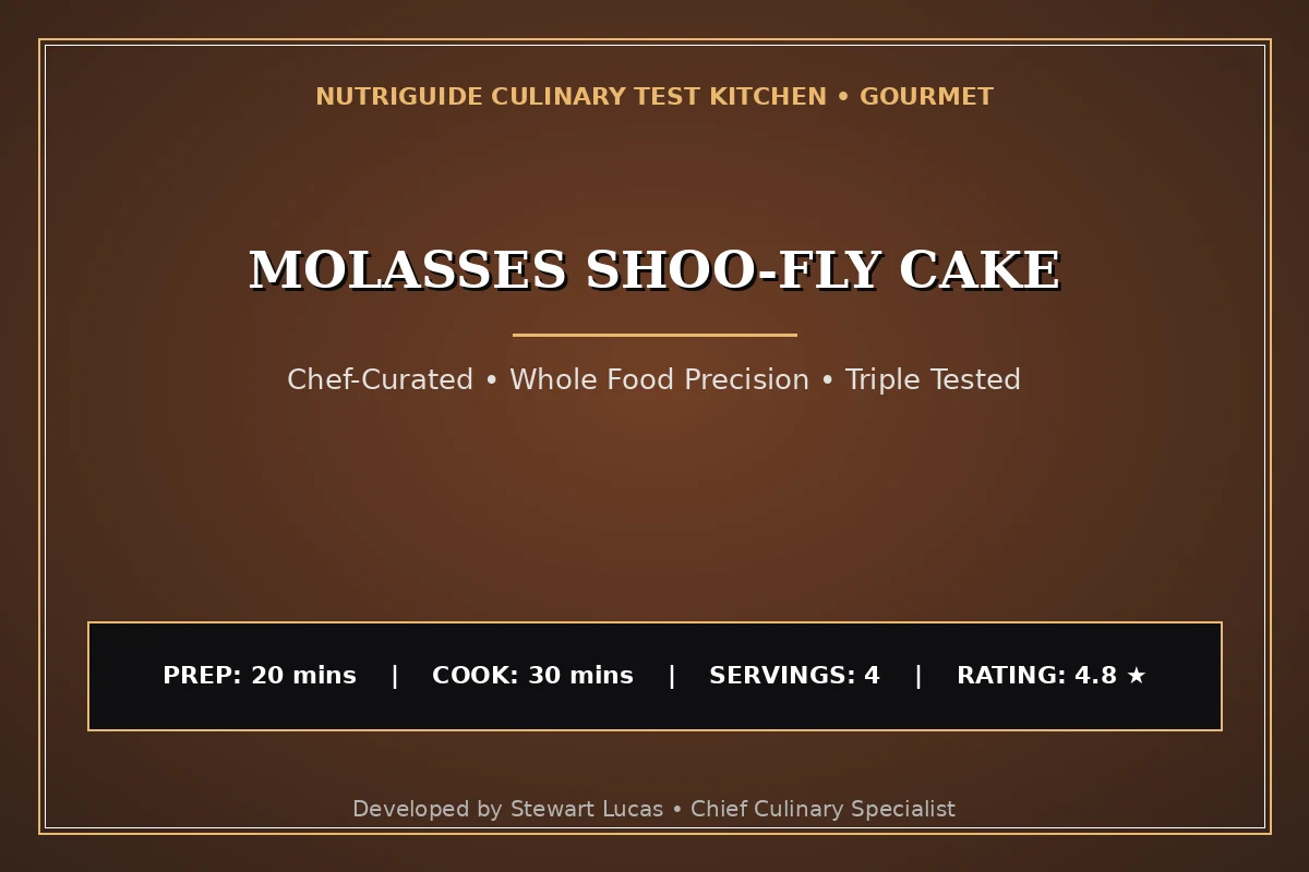 Molasses Shoo-Fly Cake