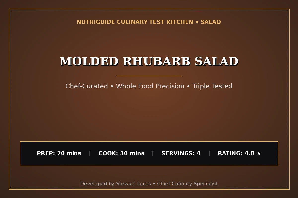 Molded Rhubarb Salad