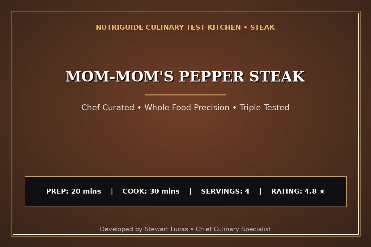 Mom-Mom'S Pepper Steak