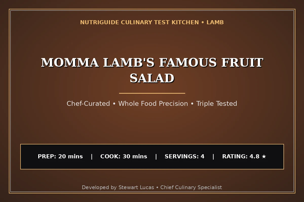 Momma Lamb'S Famous Fruit Salad