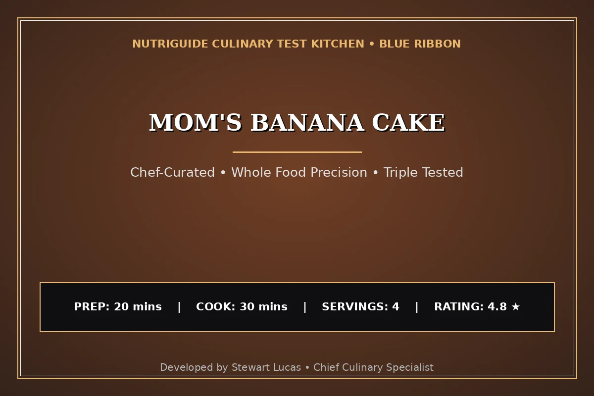 Mom'S Banana Cake