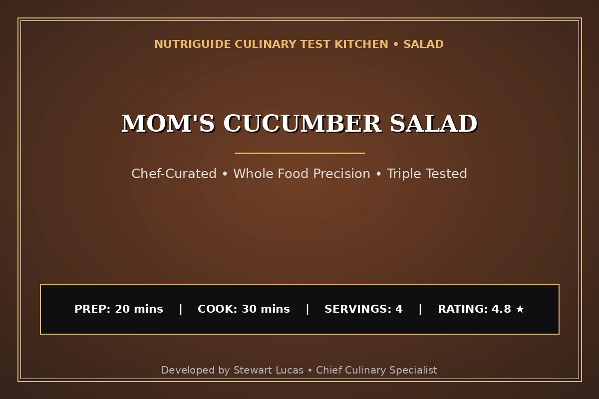 Mom'S Cucumber Salad
