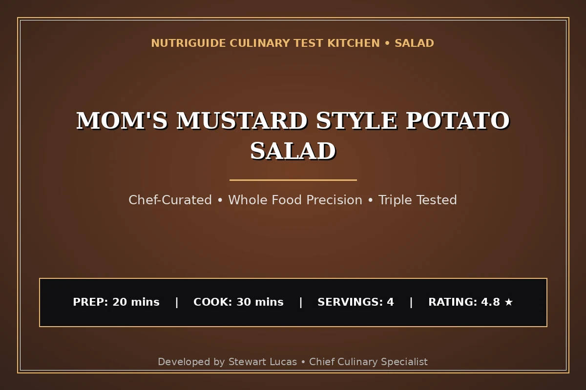 Mom'S Mustard Style Potato Salad