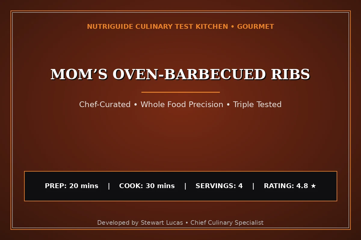 Mom’S Oven-Barbecued Ribs