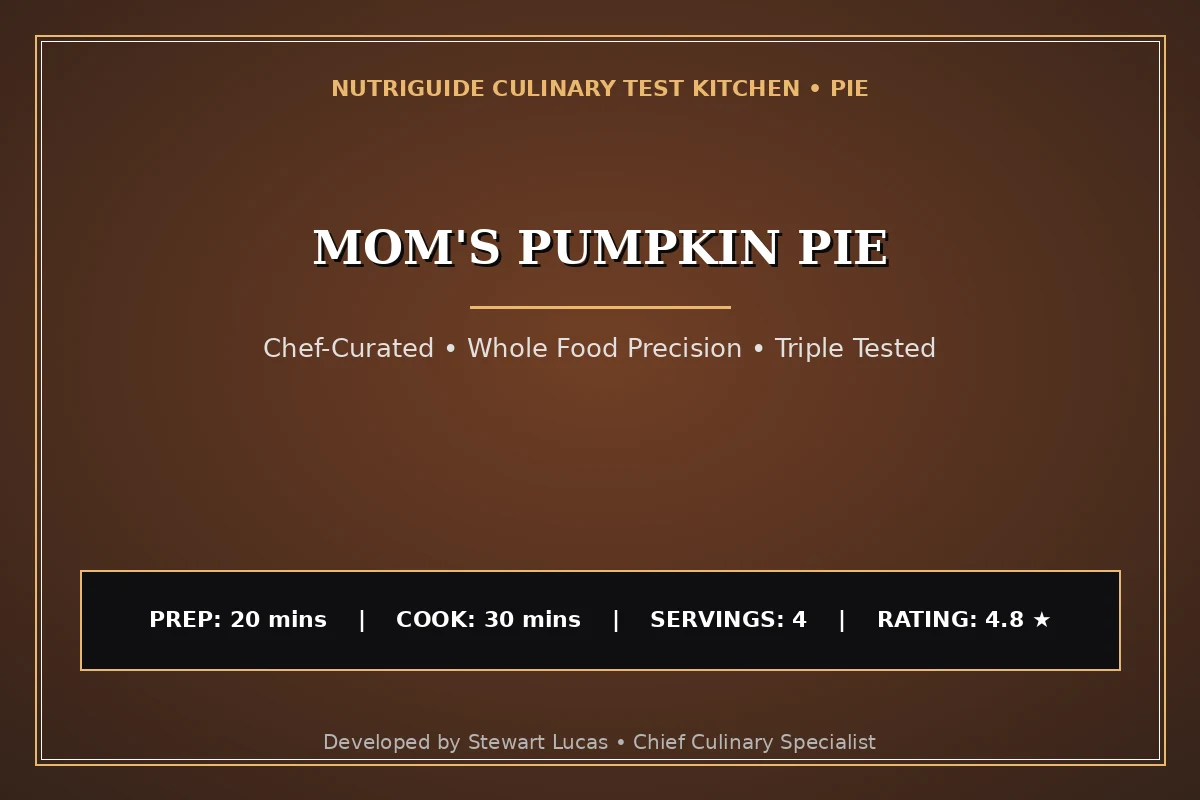 Mom'S Pumpkin Pie