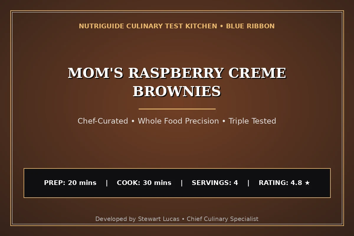 Mom'S Raspberry Creme Brownies