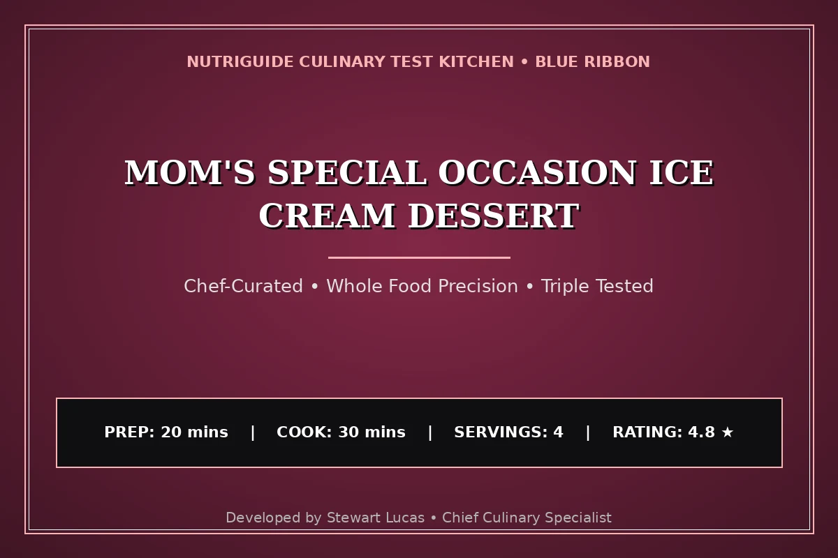 Mom'S Special Occasion Ice Cream Dessert