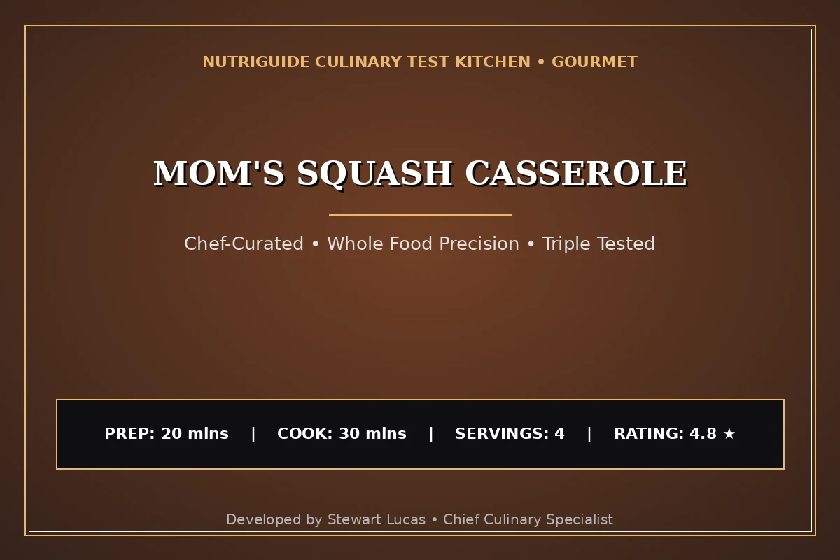 Mom'S Squash Casserole