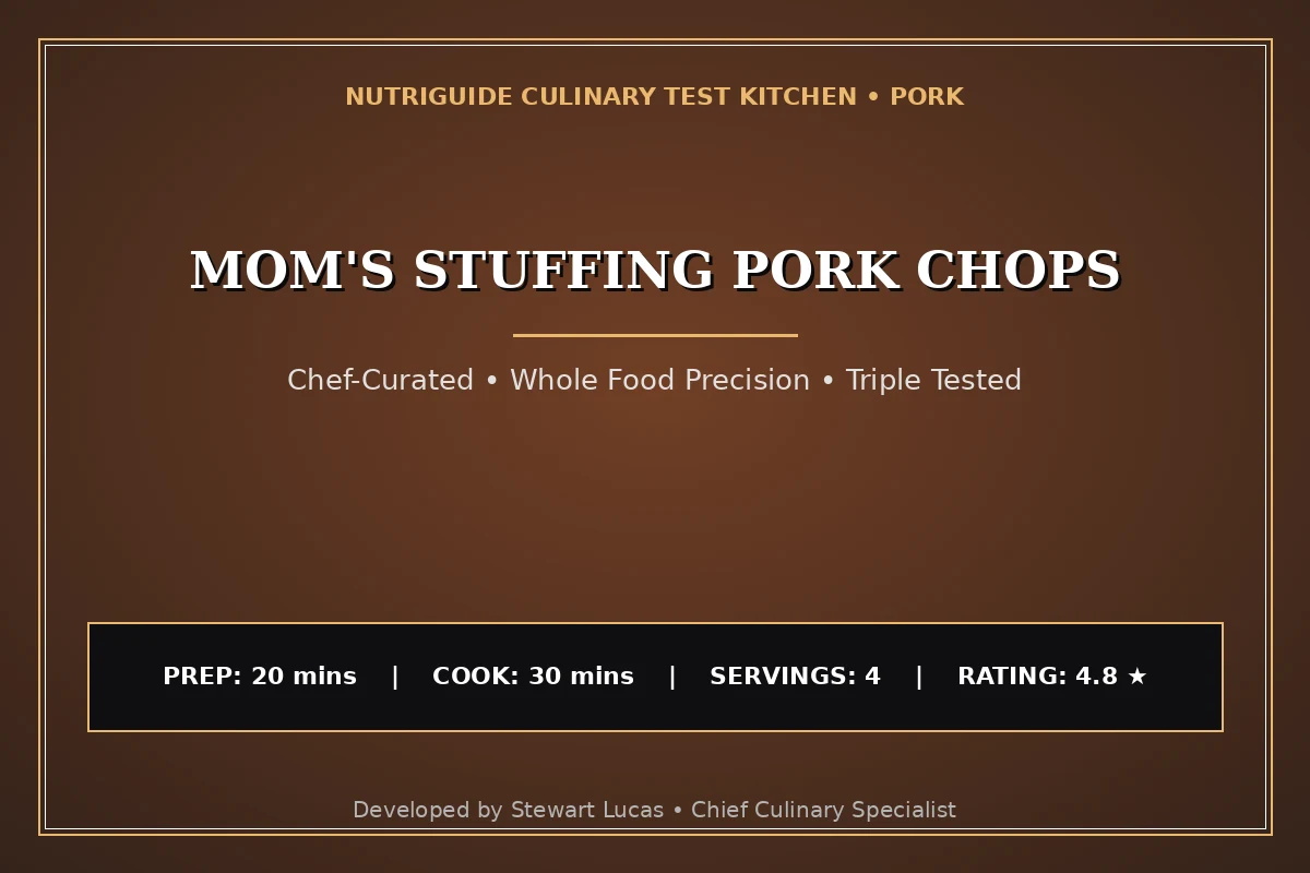Mom'S Stuffing Pork Chops