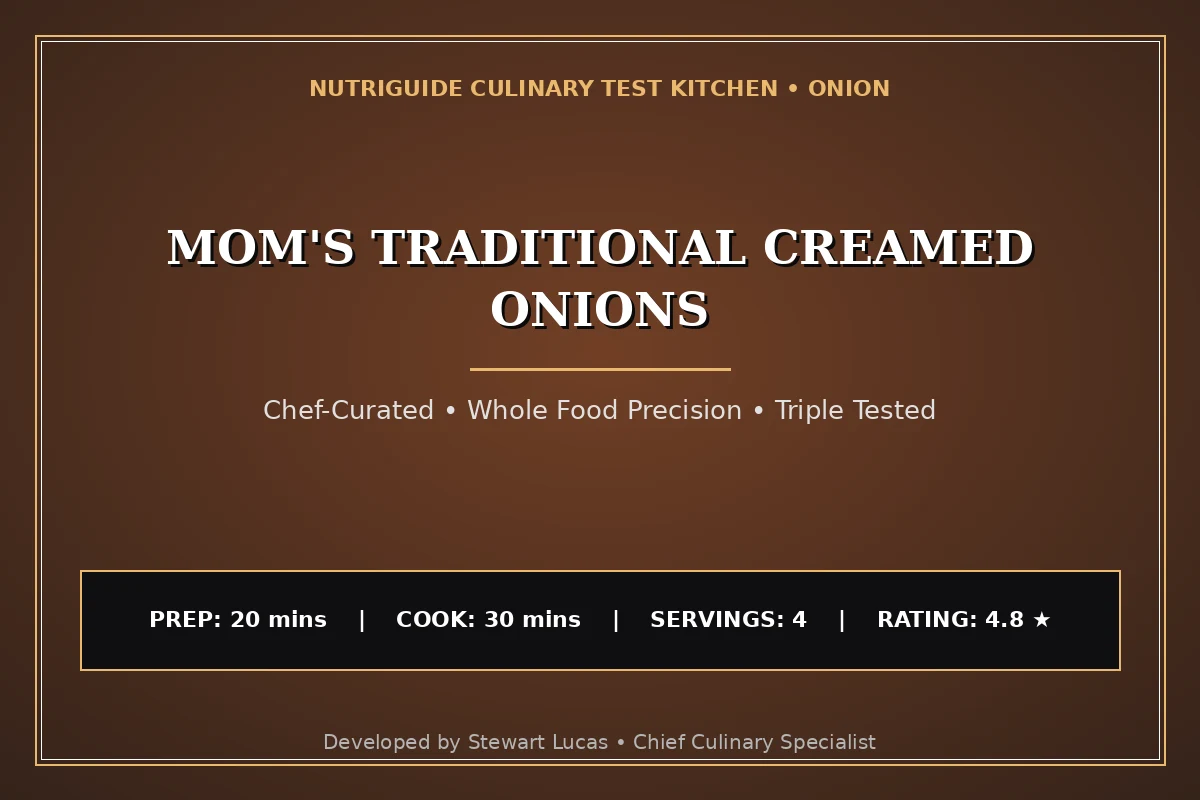 Mom'S Traditional Creamed Onions