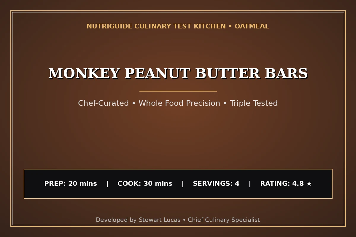 Monkey Peanut Butter Bars