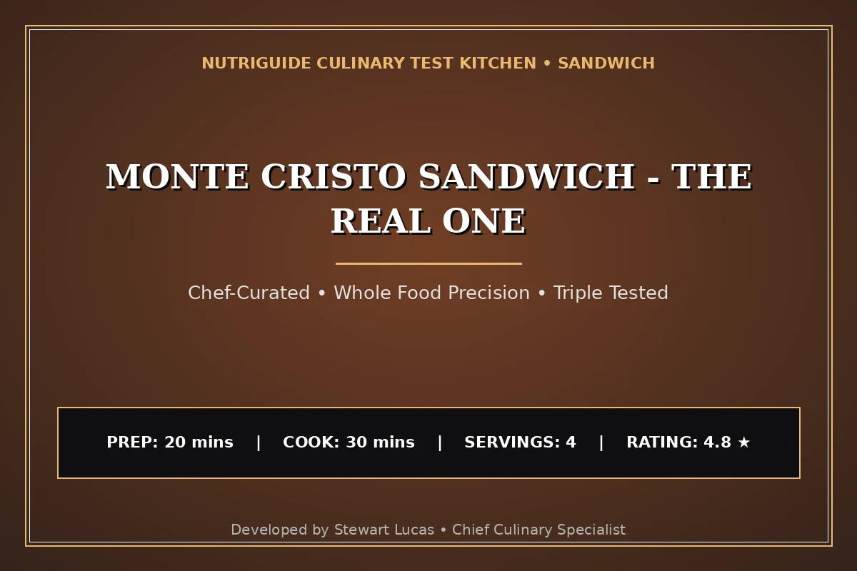 Monte Cristo Sandwich - The Real One
