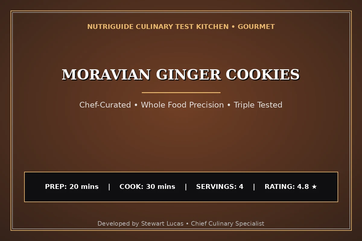 Moravian Ginger Cookies
