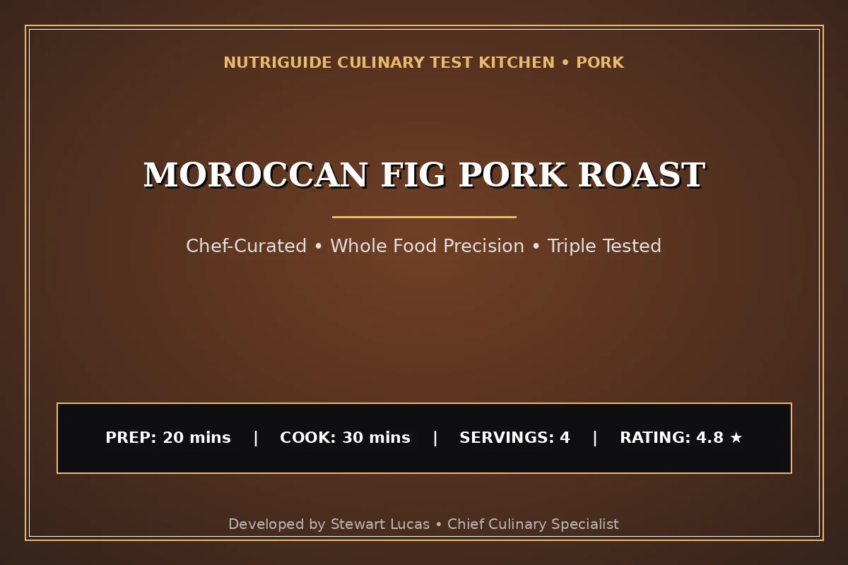 Moroccan Fig Pork Roast