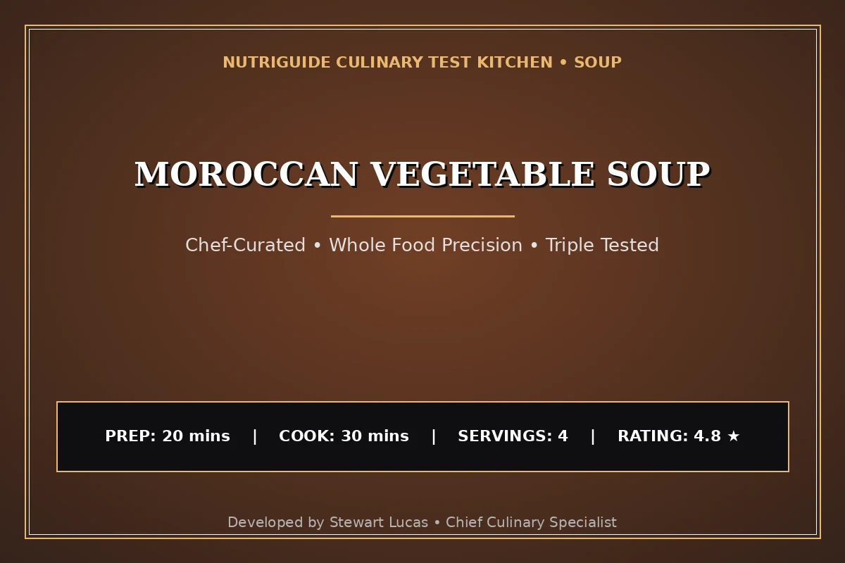 Moroccan Vegetable Soup