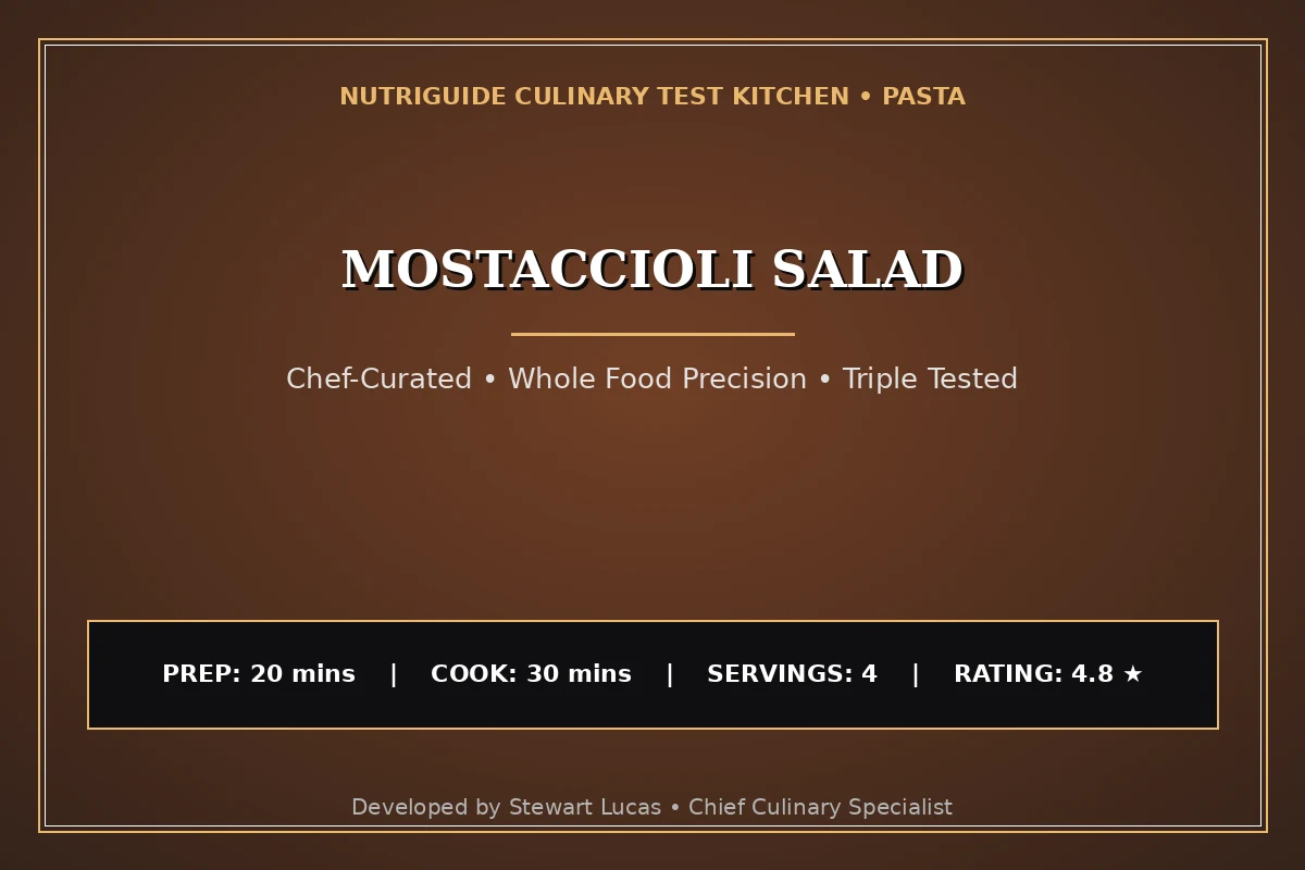 Mostaccioli Salad