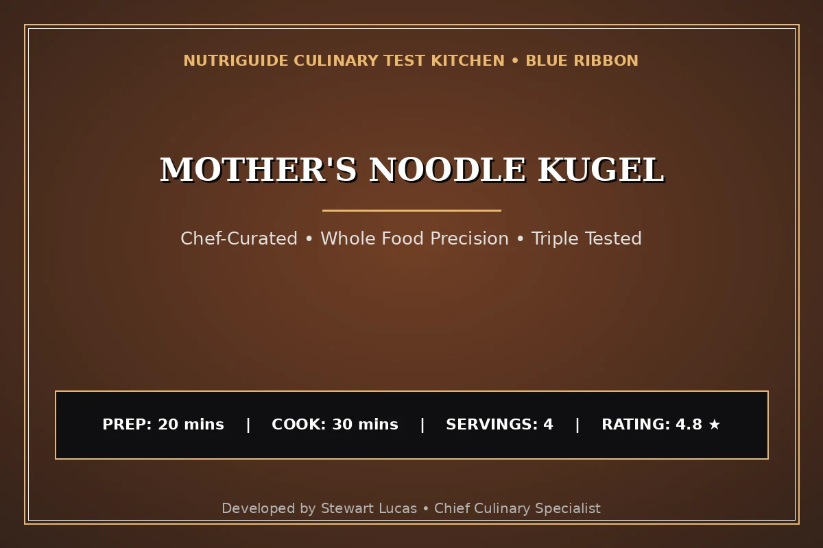 Mother'S Noodle Kugel
