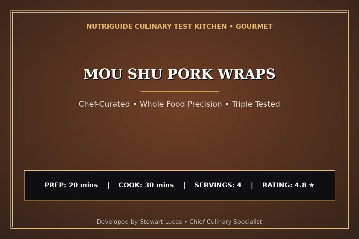 Mou Shu Pork Wraps