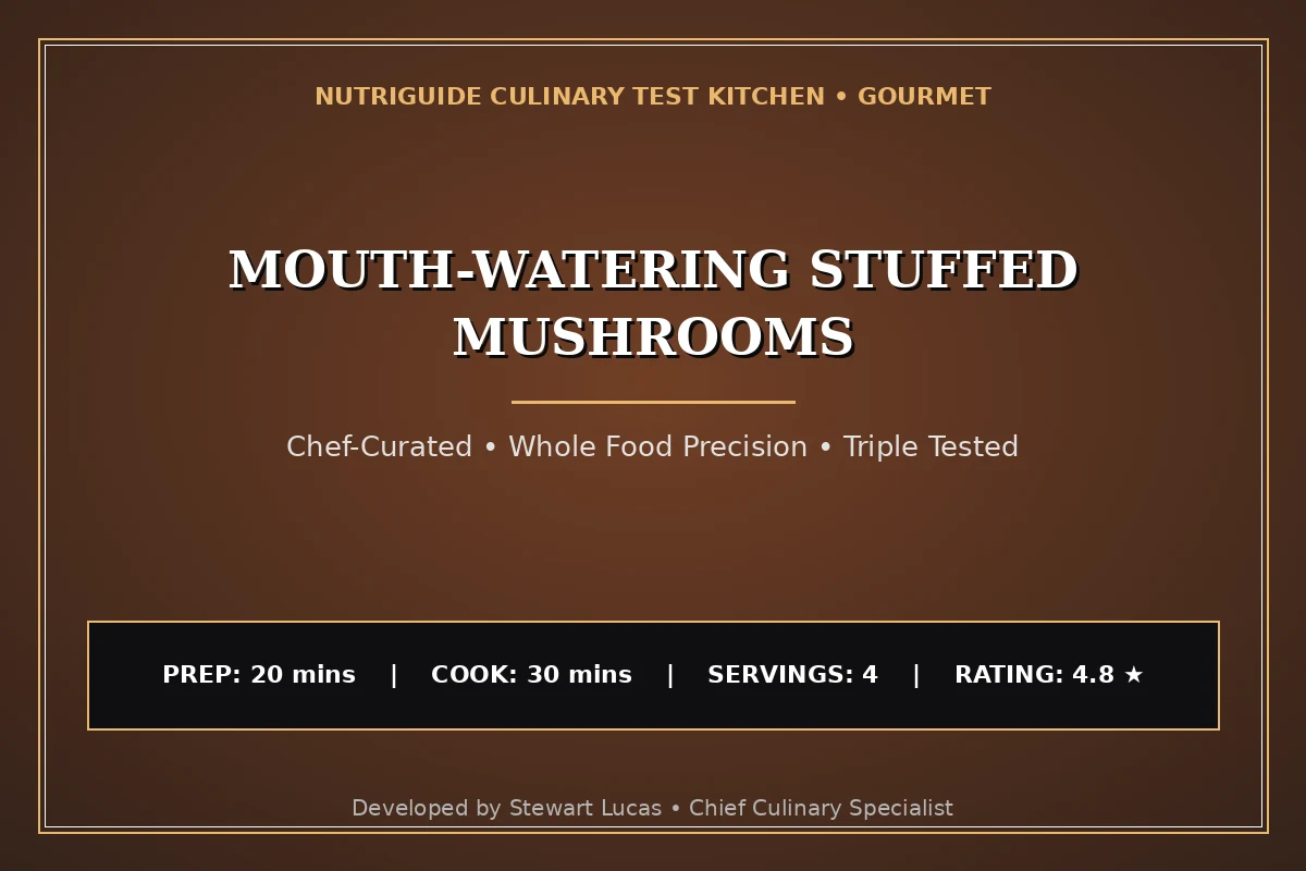 Mouth-Watering Stuffed Mushrooms