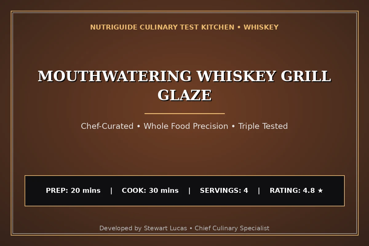 Mouthwatering Whiskey Grill Glaze