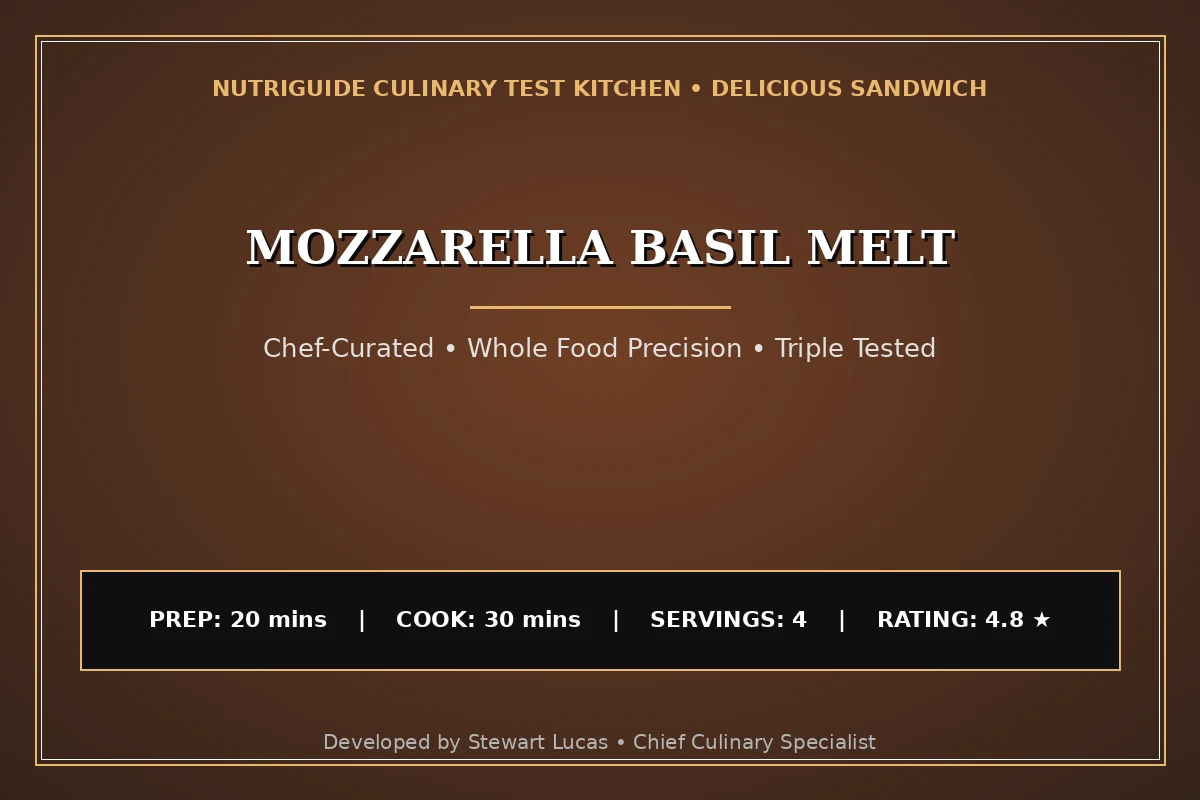 Mozzarella Basil Melt