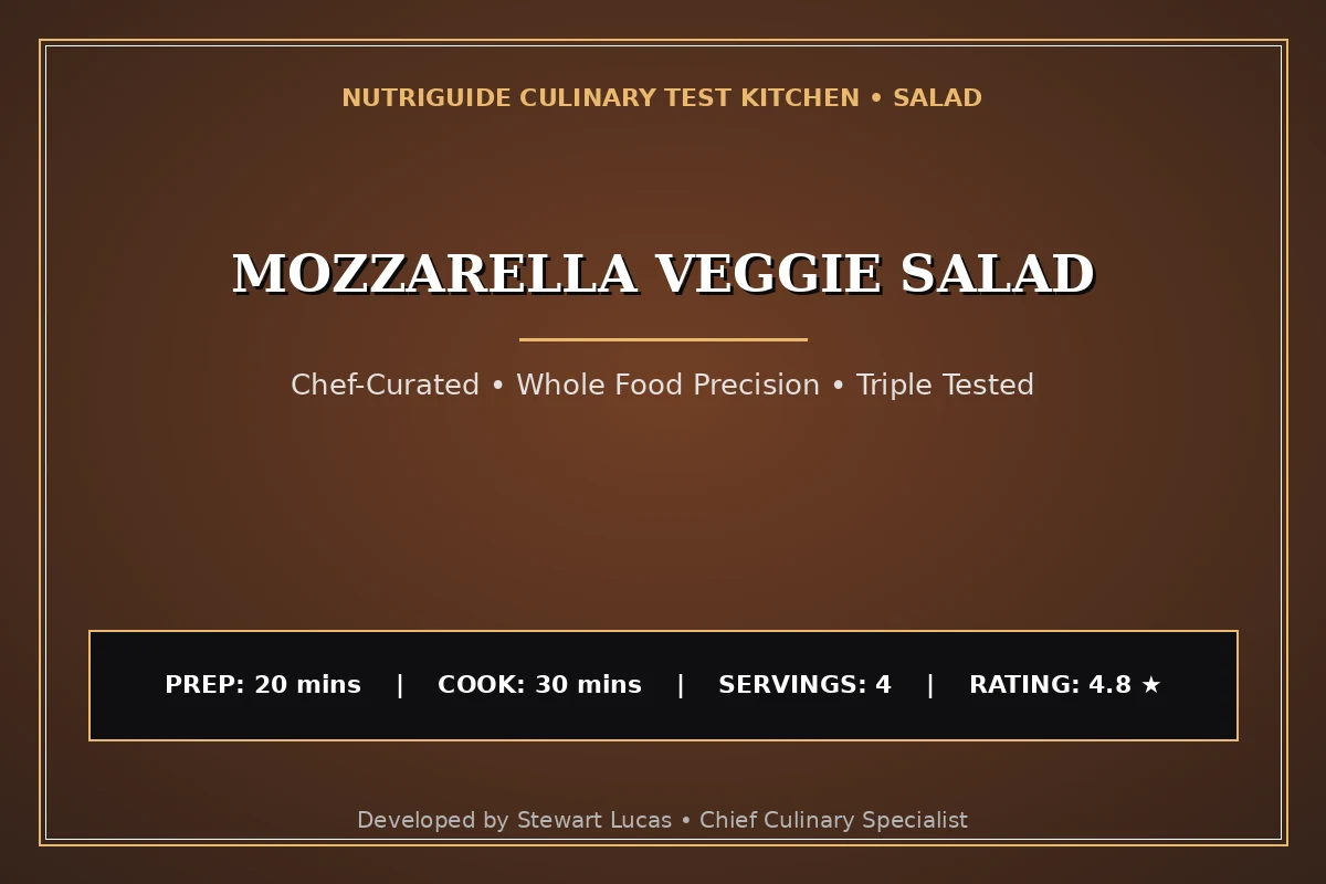 Mozzarella Veggie Salad