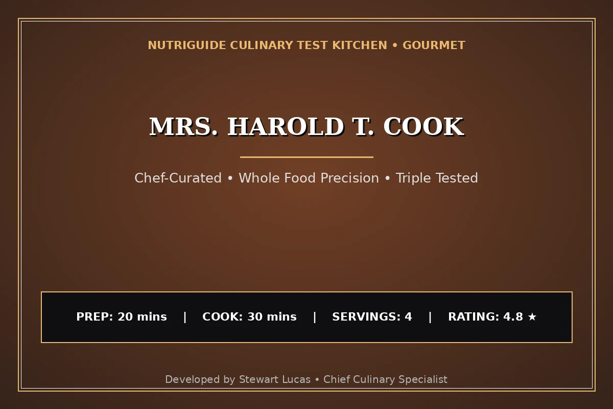 Mrs. Harold T. Cook