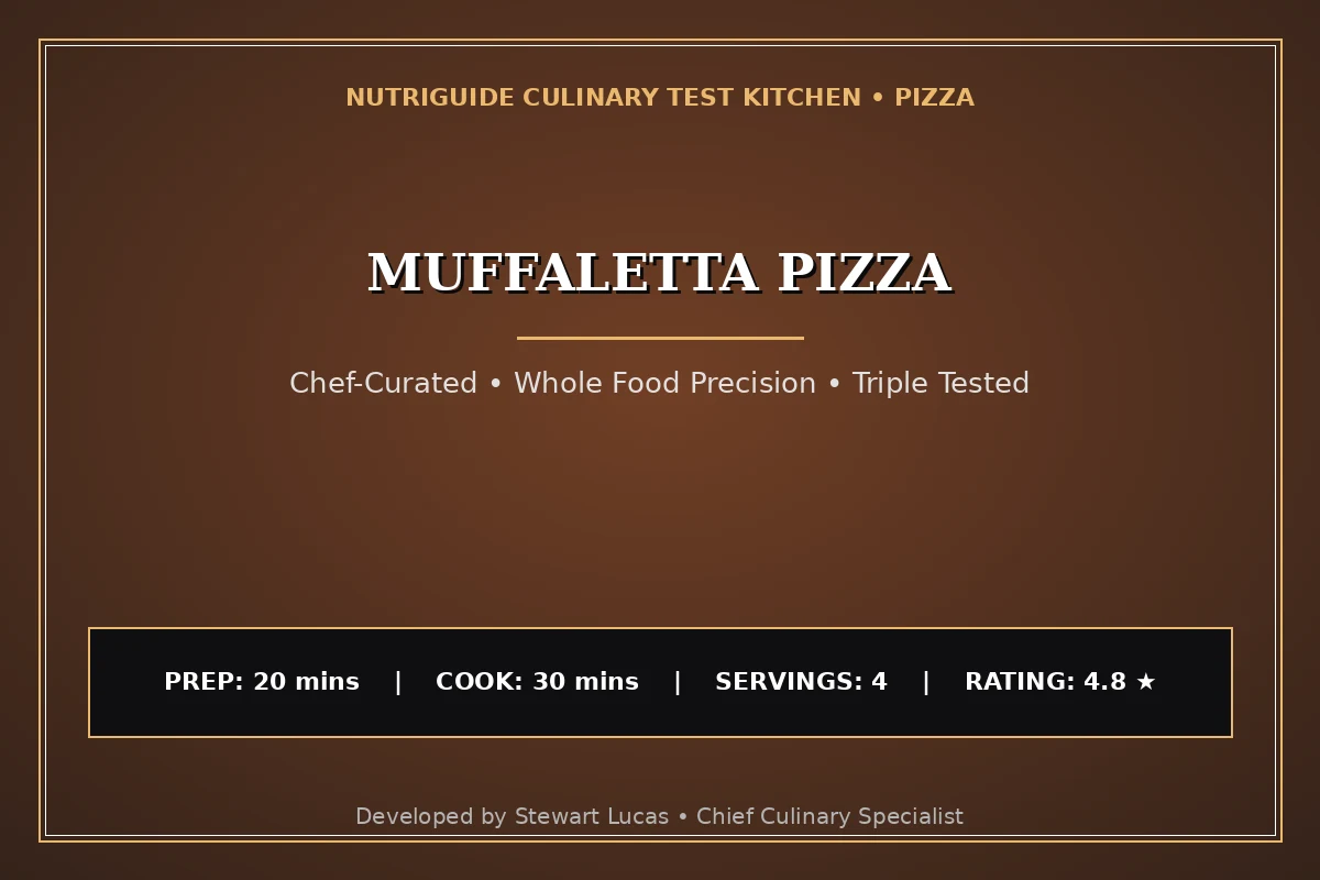 Muffaletta Pizza