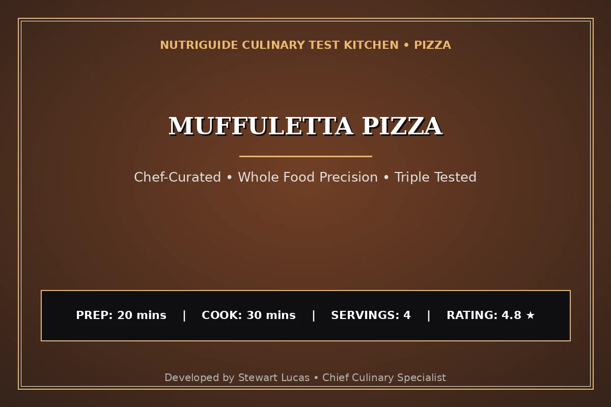 Muffuletta Pizza