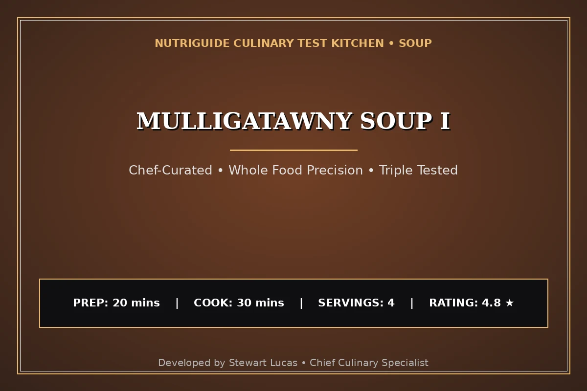 Mulligatawny Soup I