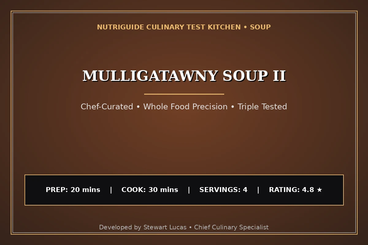 Mulligatawny Soup Ii