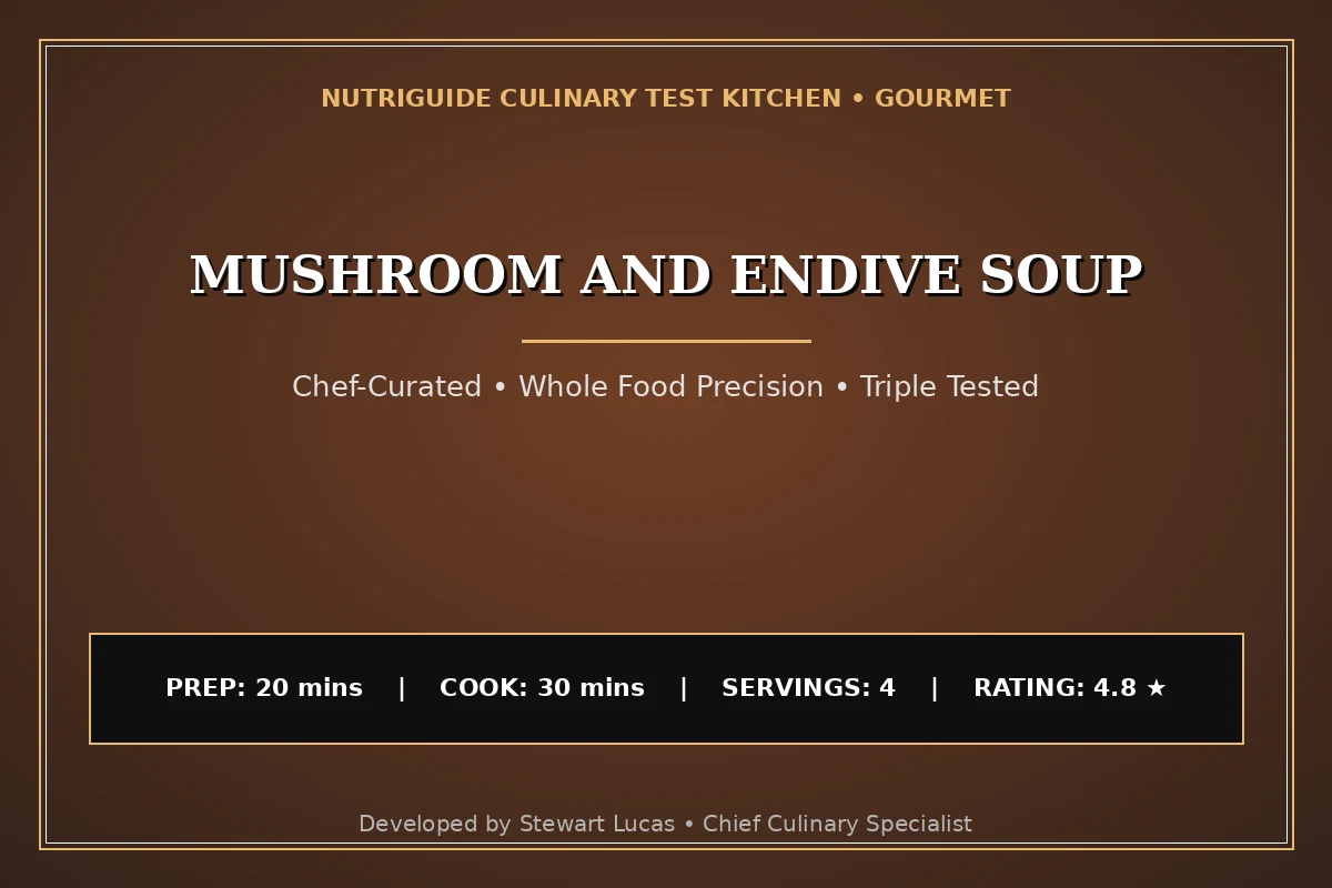 Mushroom And Endive Soup